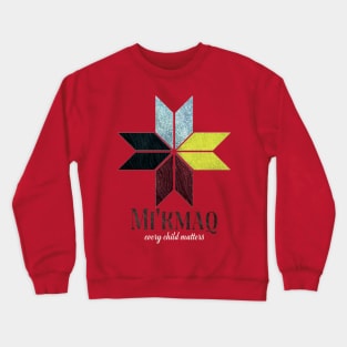 Mi'kmaq - Orange (Every Child Matters) Crewneck Sweatshirt